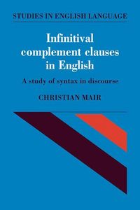 Produktbild: Infinitival Complement Clauses in English