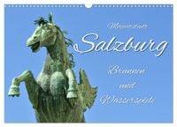 Produktbild: Mozartstadt Salzburg - Brunnen und Wasserspiele (Wandkalender 2026 DIN A3 quer), CALVENDO Monatskalender