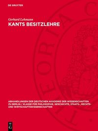 Produktbild: Kants Besitzlehre