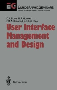 Produktbild: User Interface Management and Design