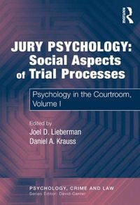 Produktbild: Jury Psychology: Social Aspects of Trial Processes