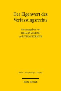 Produktbild: Der Eigenwert des Verfassungsrechts