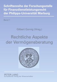 Produktbild: Rechtliche Aspekte der Verm&ouml;gensberatung