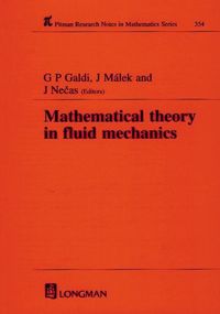 Produktbild: Galdi, G: Mathematical Theory in Fluid Mechanics