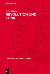 Produktbild: Revolution und Lyrik