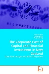 Produktbild: Chen, J: The Corporate Cost of Capital and Financial Investm