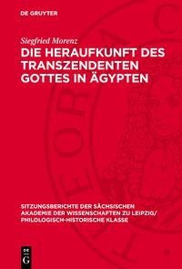 Produktbild: Die Heraufkunft des Transzendenten Gottes in &Auml;gypten