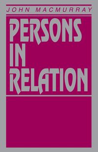Produktbild: Macmurray, J: Persons in Relation