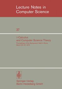 Produktbild: &Lambda;-Calculus and Computer Science Theory