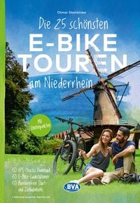 Produktbild: BVA Die 25 sch&ouml;nsten E-Bike Touren am Niederrhein mit Knotenpunkten