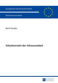 Produktbild: Schattenrecht der Schwarzarbeit