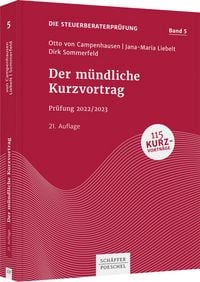 Produktbild: Der m&uuml;ndliche Kurzvortrag