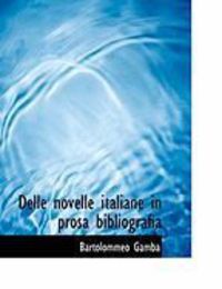 Produktbild: Delle Novelle Italiane in Prosa Bibliografia