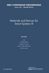 Produktbild: Materials and Devices for Smart Systems III