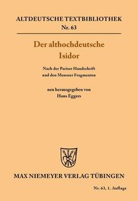Produktbild: Der althochdeutsche Isidor