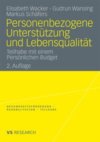 Produktbild: Personenbezogene Unterst&uuml;tzung und Lebensqualit&auml;t
