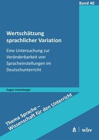Produktbild: Wertsch&auml;tzung sprachlicher Variation
