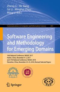 Produktbild: Software Engineering and Methodology for Emerging Domains