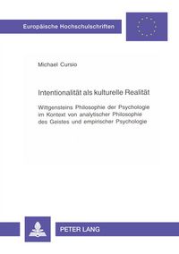 Produktbild: Intentionalit&auml;t als kulturelle Realit&auml;t
