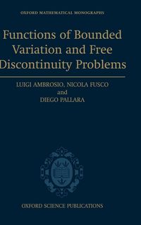 Produktbild: Functions of Bounded Variation and Free Discontinuity Problems