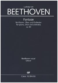 Bild vom Artikel Fantasie für Klavier, Chor und Orchester (Klavierauszug) vom Autor Ludwig van Beethoven