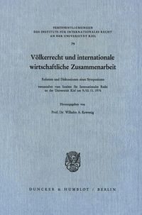 Produktbild: V&ouml;lkerrecht und internationale wirtschaftliche Zusammenarbeit.