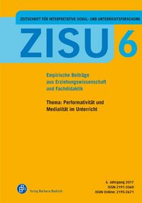 Produktbild: ZISU &ndash; Zeitschrift f&uuml;r interpretative Schul- und Unterrichtsforschung