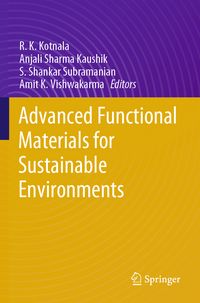 Produktbild: Advanced Functional Materials for Sustainable Environments