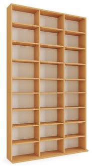 Produktbild: Holz CD DVD Standregal B&uuml;cherregal Regal Megosa XL
