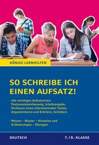 Produktbild: So schreibe ich einen Aufsatz! 7./8. Klasse.