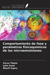 Produktbild: Comportamiento de fase y par&aacute;metros fisicoqu&iacute;micos de las microemulsiones
