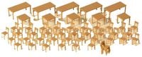 Produktbild: Auhagen 41671 H0 Tische, St&uuml;hle Zubeh&ouml;r
