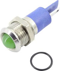 Produktbild: TRU COMPONENTS 1605978 LED-Signalleuchte Gr&uuml;n 24V DC/AC 150 mcd