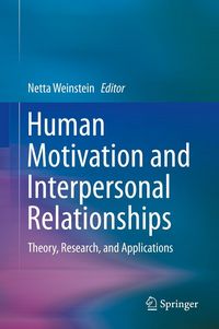 Produktbild: Human Motivation and Interpersonal Relationships