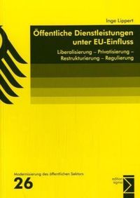 Produktbild: &Ouml;ffentliche Dienstleistungen unter EU-Einfluss