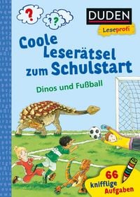 Produktbild: Duden Leseprofi &ndash; Coole Leser&auml;tsel zum Schulstart &ndash; Dinos und Fu&szlig;ball, 1. Klasse