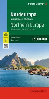 Produktbild: Freytag & berndt Stra&szlig;enkarte Nordeuropa 1:2 Mio.