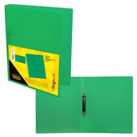 Produktbild: Idena Ringbuch PP 2 Ringe 35mm transluzent gr&uuml;n DIN A4