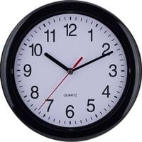 Produktbild: EuroTime 22221 Quarz Wanduhr 25cm Schwarz