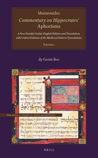 Produktbild: Maimonides, Commentary on Hippocrates' Aphorisms Volume 1