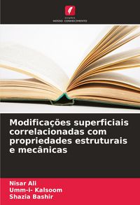 Produktbild: Modifica&ccedil;&otilde;es superficiais correlacionadas com propriedades estruturais e mec&acirc;nicas