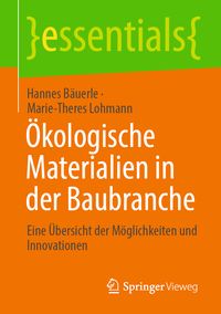 Produktbild: &Ouml;kologische Materialien in der Baubranche