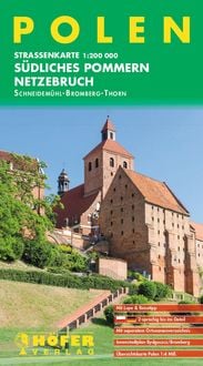 Produktbild: H&ouml;fer Stra&szlig;enkarte PL 004 Polen - S&uuml;dliches Pommern 1:200.000