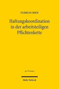 Produktbild: Haftungskoordination in der arbeitsteiligen Pflichtenkette