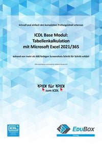 Produktbild: ICDL Tabellenkalkulation mit Microsoft Excel 2021/365 (Syllabus 6.0)