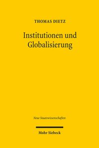 Produktbild: Institutionen und Globalisierung