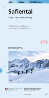 Produktbild: 257S Safiental Schneesportkarte