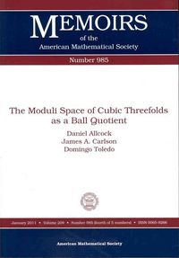 Produktbild: The Moduli Space of Cubic Threefolds As a Ball Quotient