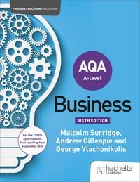 Produktbild: AQA A-level Business (Surridge, Gillespie and Vlachonikolis) Sixth Edition