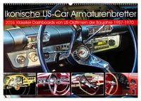 Produktbild: Ikonische US-Car Armaturenbretter (Wandkalender 2026 DIN A2 quer), CALVENDO Monatskalender